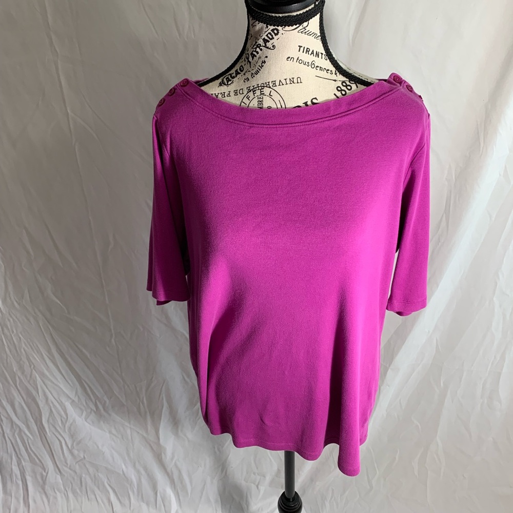 Jones New York Vibrant Pink Women's Blouse